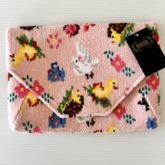 完売 フェイラーハイジ×鳩居堂 数寄屋袋 ポーチ フェイラー 鳩居堂 コラボ 数寄屋袋 ポーチ ピンク - メルカリ