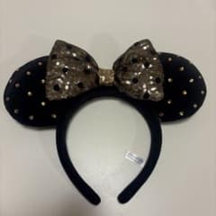ディズニー カチューシャ ブラック スパンコールのサムネイル
