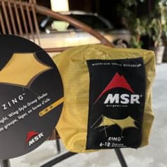 廃盤 MSR ZING ジング 純正ポール・ペグ付 フルセット タープ 美品 廃盤 MSR ZING ジング 純正ポール・ペグ付 フルセット タープ 美品
