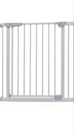 ダブルロック機能付きベビーゲート 70-91cm ペットゲート　グレーのサムネイル