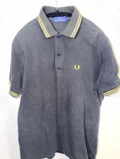 FRED PERRY 月桂樹総柄刺繍ポロ L - メルカリ