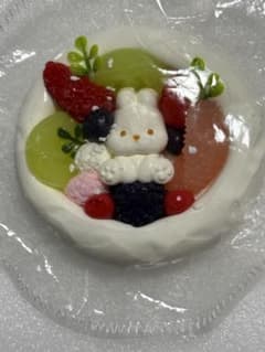 KIKI Squishy Mサイズ うさぎのフルーツボウルのサムネイル