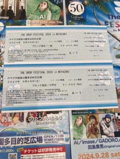 THE DROP FESTIVAL 2024 in MIYAZAKI チケットのサムネイル
