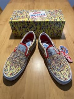 バンズ VANSウォーリーを探せ限定スリッポン 27.5cm箱有り27.5センチ