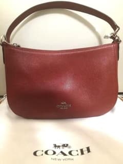 COACH ショルダーバッグ 赤 レザーのサムネイル