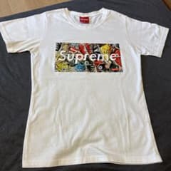 Supreme スニーカー柄 ボックスロゴ Tシャツ ホワイト Mのサムネイル