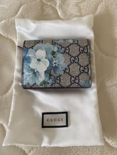 GUCCI 折り財布 blooms ブルームス 花柄 - メルカリ