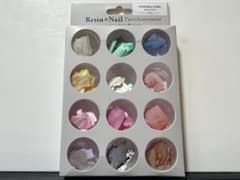 レジン＆ネイルパーツアソート / シェルフレーク 12カラーセットのサムネイル