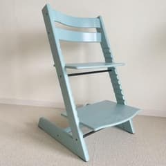 大阪引取】Stokkeストッケ トリップトラップ ベビーチェア アクア