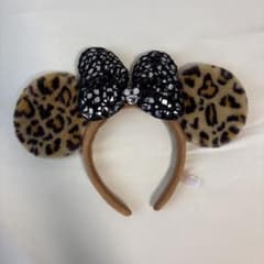 ディズニー ミニー カチューシャ ヒョウ柄 スパンコールのサムネイル