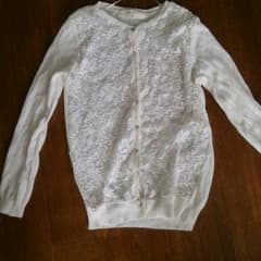 専用☆ZARA 白レースカーディガンのサムネイル