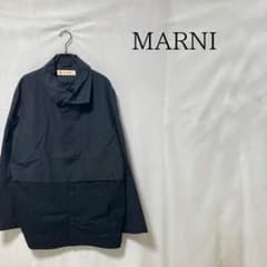 MARNI 異素材切り替え コクーンシルエット コート - メルカリ