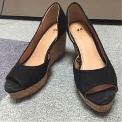 H&M Blackヒール☆サイズ37のサムネイル