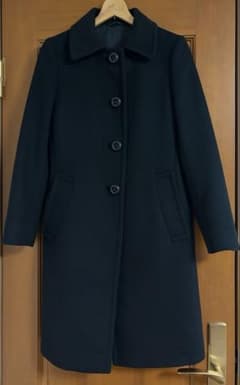 PRADA プラダ バージンウールコート ブラック 38