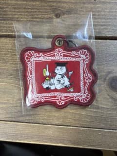 ムーミン 刺繍キーホルダー 赤のサムネイル