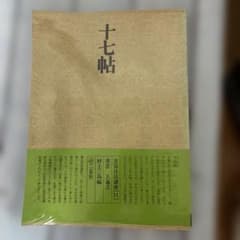書道技法講座［11］草書　十七帖 村上三島著のサムネイル