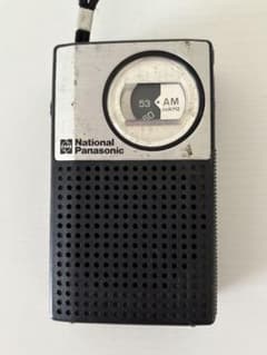 National Panasonic AM携帯ラジオ R-1018 レトロ - メルカリ