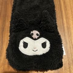 少し訳あり　Kuromi 耳付きフリースマフラーのサムネイル