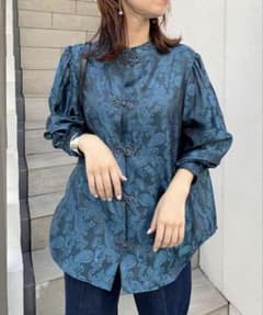 【中古】ジャガードチャイナシャツのサムネイル