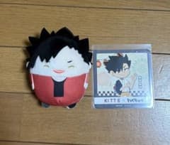 ハイキュー!! 黒尾鉄朗 ふわコロりんぬいぐるみ コースター セットのサムネイル