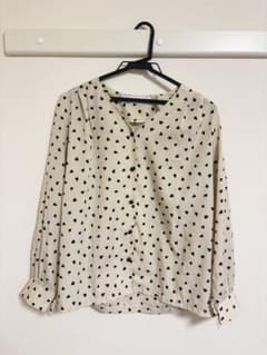 DHOLIC レディース 長袖 ブラウス ハート柄のサムネイル