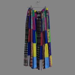 トリココムデギャルソン 花柄 パッチワーク ロングスカート 1999 中古・古着通販】tricot COMME des GARCONS (トリココムデギャルソン