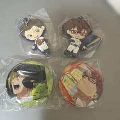 忘却バッテリー　缶バッチ&ラバーキーチェーン　4点セットのサムネイル