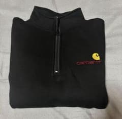 Carhartt 黒 ジップアップ スウェットMのサムネイル