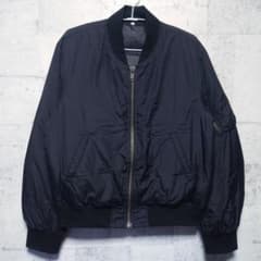 MUJI Labo 無印良品 MA-1ダウンブルゾン 黒 XL - メルカリ