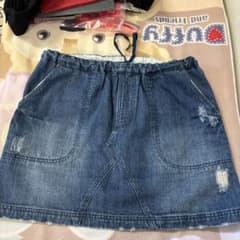 Levi's デニムミニスカート ダメージ加工のサムネイル