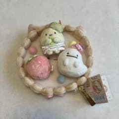 스미코구라시 네코 쿄다이와 재미 가게 장면 봉제인형 고양이 케이크