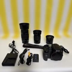 SONY α100 Wズームレンズ、単焦点SAL50F14 - メルカリ