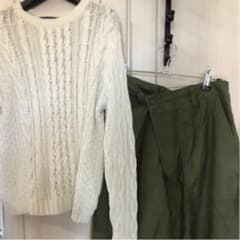 2点セット　マカフィー　ニット　spick&span　パンツ　ベイカーのサムネイル