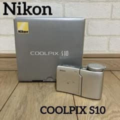 Nikon COOLPIX S10 シルバー コンデジ デジカメ ニコン - メルカリ