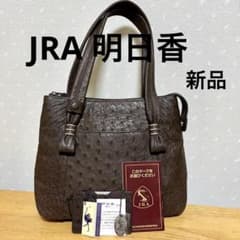 JRA 明日香 ブラウン オーストリッチ ハンドバッグ 新品 - メルカリ