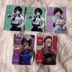 NIKKE メタリックパスカード4(5枚セット) エマ ナガ マナ モラン×2のサムネイル