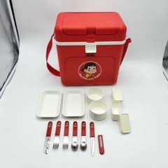 페코짱 피크닉 쿨러 박스 보냉 상자 칼집·용기 세트 후지가
