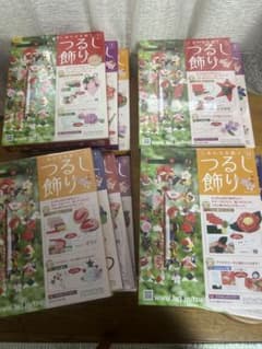 アシェット　しあわせを願う　つるし飾り　つまみ細工のサムネイル