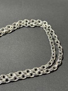 ペーパーチェーンネックレス　60cm シルバー925のサムネイル