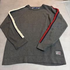 TOMMY JEANS ニット クルーネック グレーのサムネイル