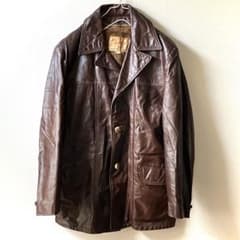 【USA製 Excelled】ヴィンテージ 本革 レザーカーコート 濃茶 38 m11729968060_1.jpg?1763351789