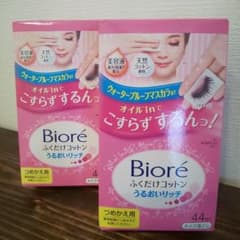 ビオレ ふくだけコットン うるおいリッチ つめかえ用 44枚×2個セットのサムネイル