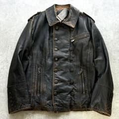 未使用タグ付□XL□DOLCE&GABBANA ラムレザー ナポレオン