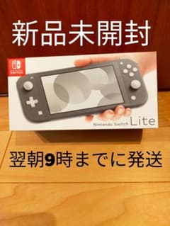 【新品未開封】ニンテンドースイッチライト SWITCH LITE　グレーのサムネイル