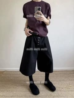 リジットデニムショーツ