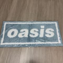 【新品未開封】oasis ラグマット 新品 oasis ラグマット 公式グッズ ライトブルー 入手困難 未開封品