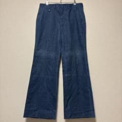 FARAH フレアパンツ デニム USA 無地 3L 青のサムネイル