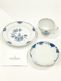 未使用】マイセン ブルーオニオン 日本限定280周年記念 ティータイム 