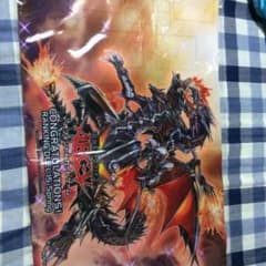 遊戯王 公式プレイマット 真紅眼の鋼炎竜のサムネイル