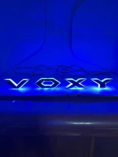 90VOXY ヴォクシー ガーニッシュ アクリル LED埋め込み ブルー